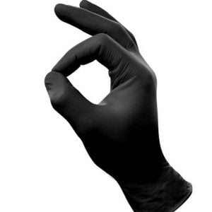 Nitrile zwart poedervrije extra strong handschoenen