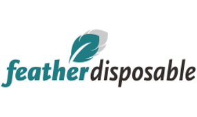 logo feather disposables