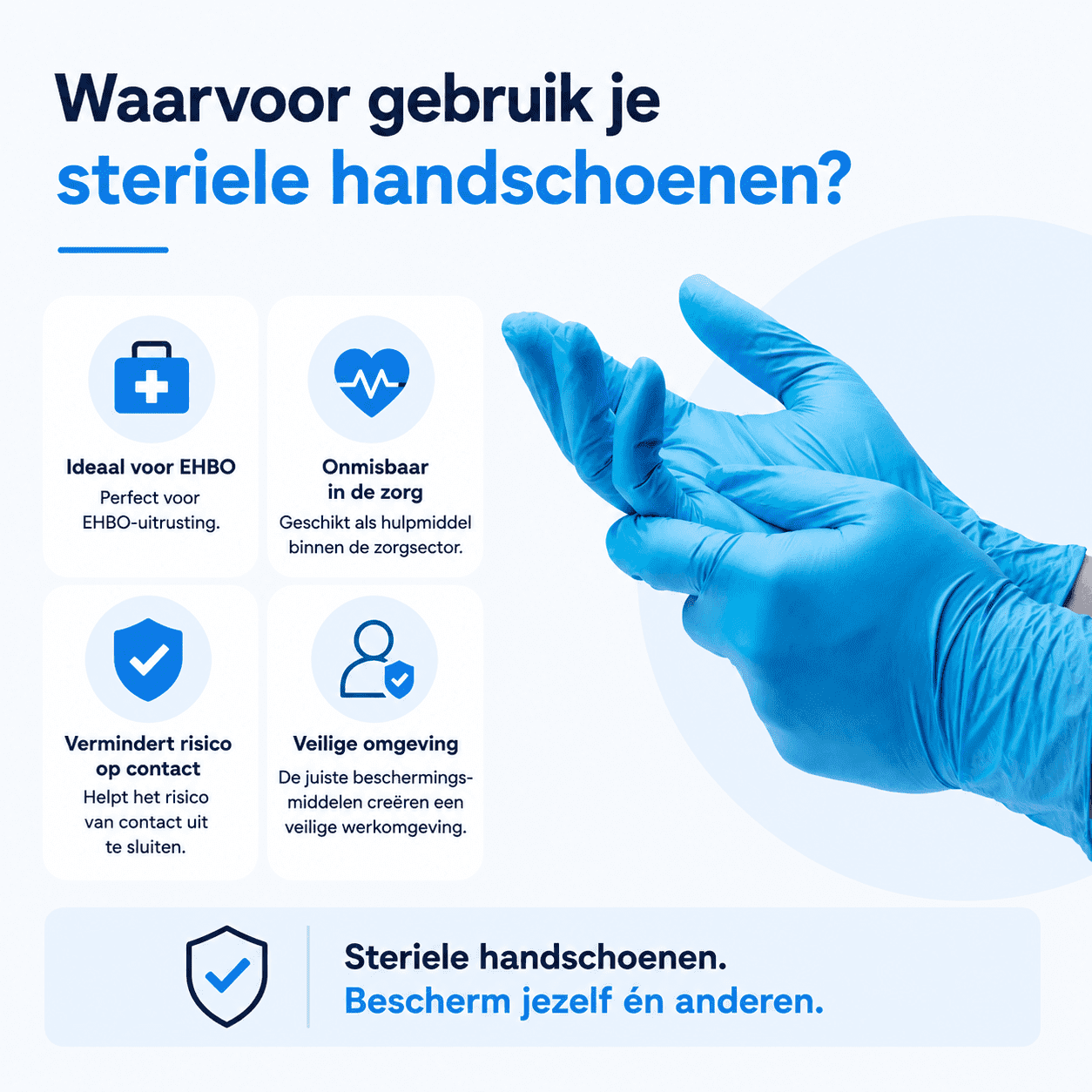 wanneer steriel handschoenen